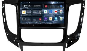 Магнитола для Mitsubishi Pajero Sport (2016-19) МКП, L200 (2015-19),(климат) 71424 9 дюймов