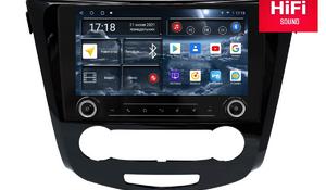Магнитола для Nissan Qashqai J11 с кондиционером (2014+) 75321 KNOB 10 дюймов
