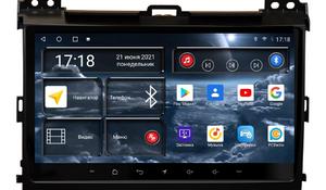 Магнитола для Toyota Land Cruiser Prado 120; Lexus GX 470 (2002-2009) 71182 9 дюймов