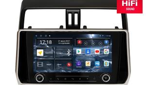 Магнитола для Toyota Land Cruiser Prado 150 (09.2017-н.в.) 75365 KNOB 10 дюймов